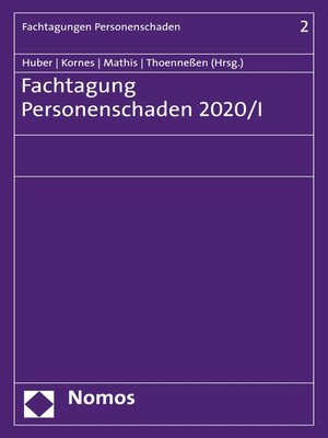 cover image of Fachtagung Personenschaden 2020/I